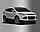 Вітровики хромовані, дефлектори вікон Ford Kuga 2013+(Autoclover) D651, фото 6