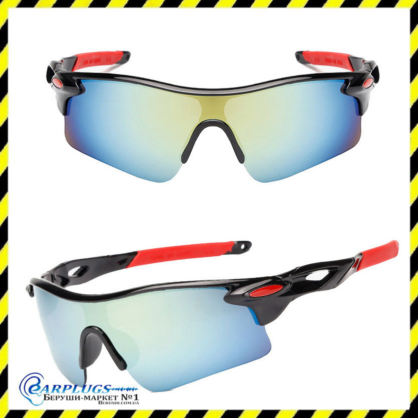 ОЧЕНКА! Захисні окуляри для вело- та мотокоспорту Silenta Sport TI8002 (запобігання)