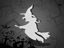 Haloween Відьма №3 528*496 мм