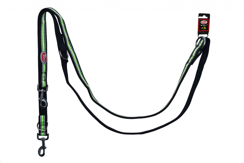 Повідець Pet Nova Adjust XL 2.5 х 240 см Чорний (з відбивачем)