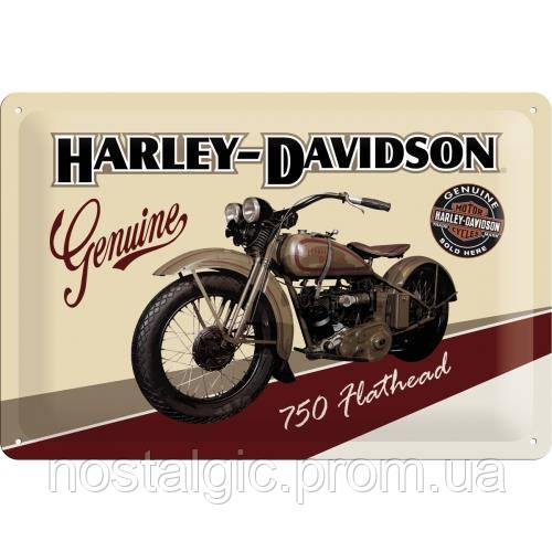Табличка Nostalgic-Art Harley-Davidson Flathead (22137)
