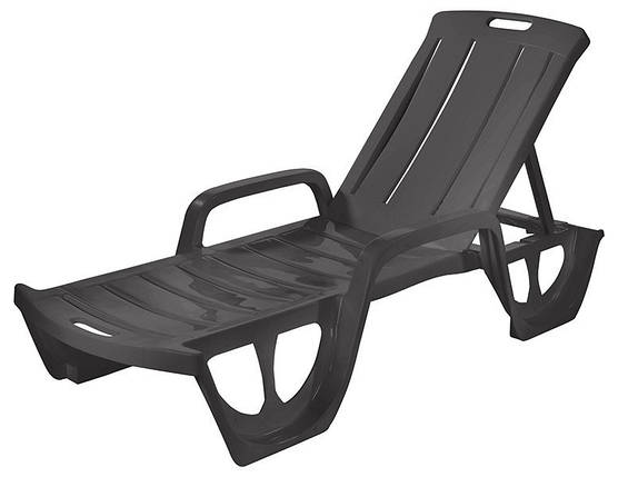 Шезлонг Florida, сірий УЦІНКА, фото 1