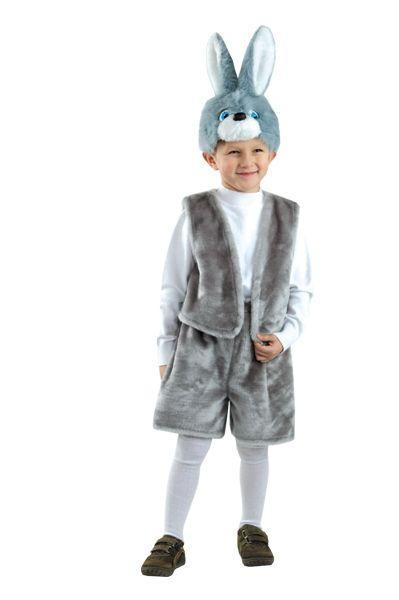Маскарадний дитячий костюм зайчика русака для хлопчика або дівчинки карнавальний костюм для ранковика, фото 1