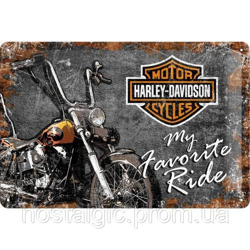 Табличка Ностальгічне-Art Harley-Davidson Favorite Ride (22174)