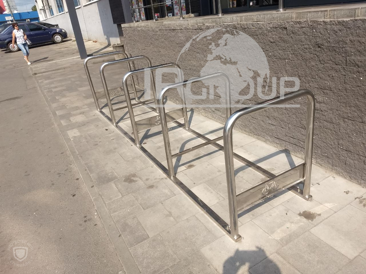 Велопаровка на 10 місць, неіржавка сталь (готовка конструкція)