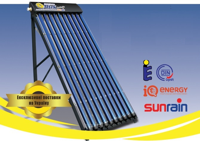 SunRain TZ58/1800-10R1A Premium Коллектор вакуумный солнечный - фото 1 - id-p321747872