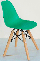 Дитячий стілець Kids Nik Eames DSW зелений 47, дизайн Charles&Ray Eames, фото 4