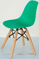 Дитячий стілець Kids Nik Eames DSW зелений 47, дизайн Charles&Ray Eames, фото 3