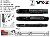 Набор пробойников YATO Польша пробойник Ø=6-8-10 мм l=90 мм 3 штуки YT-35881