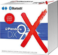 Автосигнализация Pandora DX 9X UA с диалоговым кодом, Bluetooth, CAN-модулем и автозапуском двигателя