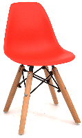 Дитячий стілець Kids Nik Eames DSW червоний 05, дизайн Charles&Ray Eames, фото 8