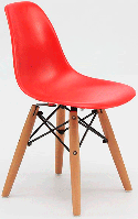 Дитячий стілець Kids Nik Eames DSW червоний 05, дизайн Charles&Ray Eames, фото 2