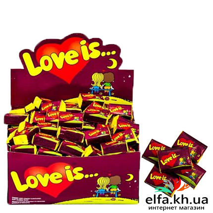 Жуйка Love is Вишня-Лимон 50 шт, фото 2