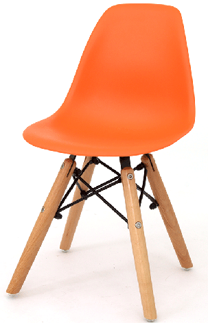 Детский стул Kids Nik Eames DSW оранжевый 70, дизайн Charles & Ray Eames, фото 2