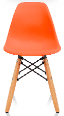 Детский стул Kids Nik Eames DSW оранжевый 70, дизайн Charles & Ray Eames, фото 2