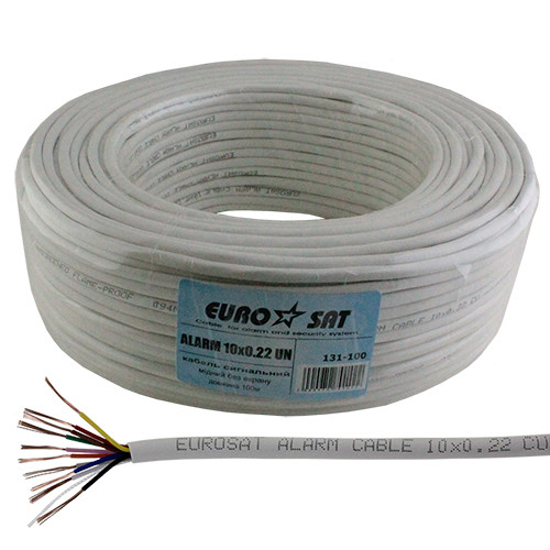 Кабель сигнальний ALARM 10х0,22 мідний без екрана Ціна за 100м