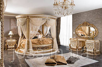 Ліжко елітне кругле класичне, Бербері, фото 3