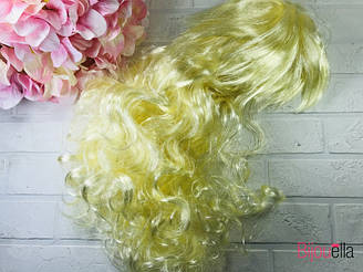 Перука блонд хвилястий довгий 53 см, 120 г для ранковиків, вечірок, карнавалів
