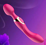 Двосторонній Magic Wand Premium з 10 режимами й акумулятором!, фото 5