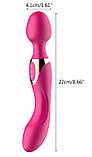 Двосторонній Magic Wand Premium з 10 режимами й акумулятором!, фото 7