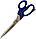 Ножиці кравецькі "TAKSUN" №10 (24,5 см) пластикова ручка GL130 (колір в асортименті) (5834), фото 2