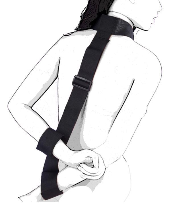 Фіксатори БДСМ Leggings для рук і шиї, фото 1