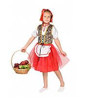 Красивый детский костюм Красной Шапочки на Новый Год, утренник, выступление