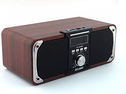 Колонка bluetooth з дисплеєм ,з кращим звуком, з кращим прийомом радіо ATLANFA AT-1833