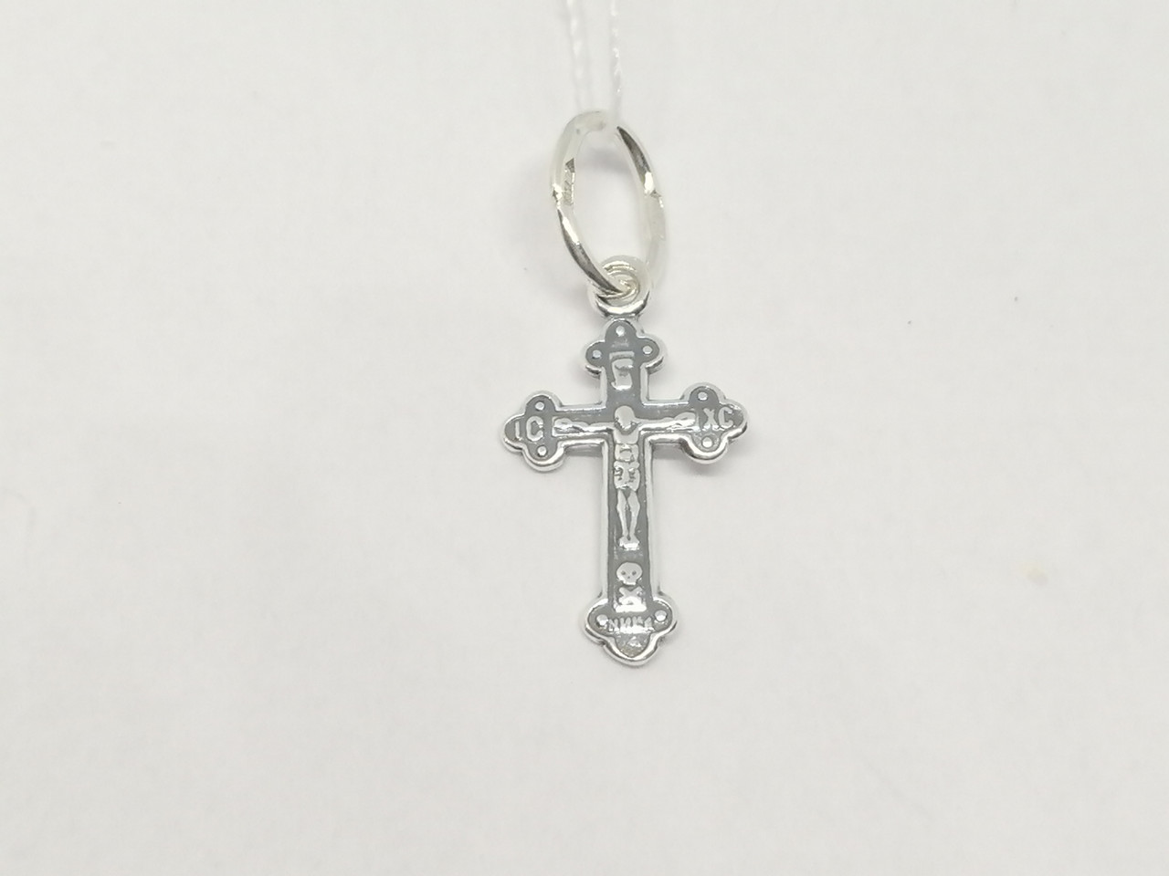 Срібний хрест Розп'яття Христа.   33620
