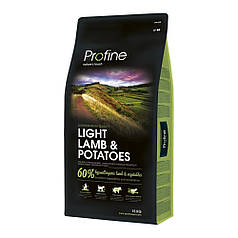 Сухий корм Profine Dog Light Lamb & Potatoes (для оптимізації ваги, ягня)  5шт*3 кг