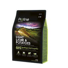 Сухий корм Profine Dog Light Lamb & Potatoes (для оптимізації ваги, ягня) 3 кг
