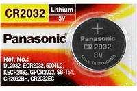 Батарейка Panasonic CR2032 Lithium, 3.0 V, 1шт