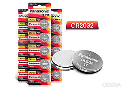 Батарейка Panasonic CR2032 Lithium, 3.0 V, 5 шт.