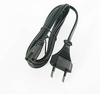 Шнур мережевий 2x0,75м, 1,8, чорний