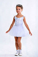 Детский карнавальный костюм Снежинка балеринка, рост 104-110 см