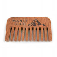 Дубовый гребень MANLY COMB, Manly, 5,5 см * 8 см