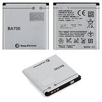 Батарея (акб, аккумулятор) BA700 для Sony Xperia Miro ST23i, 1500 mAh, оригинал