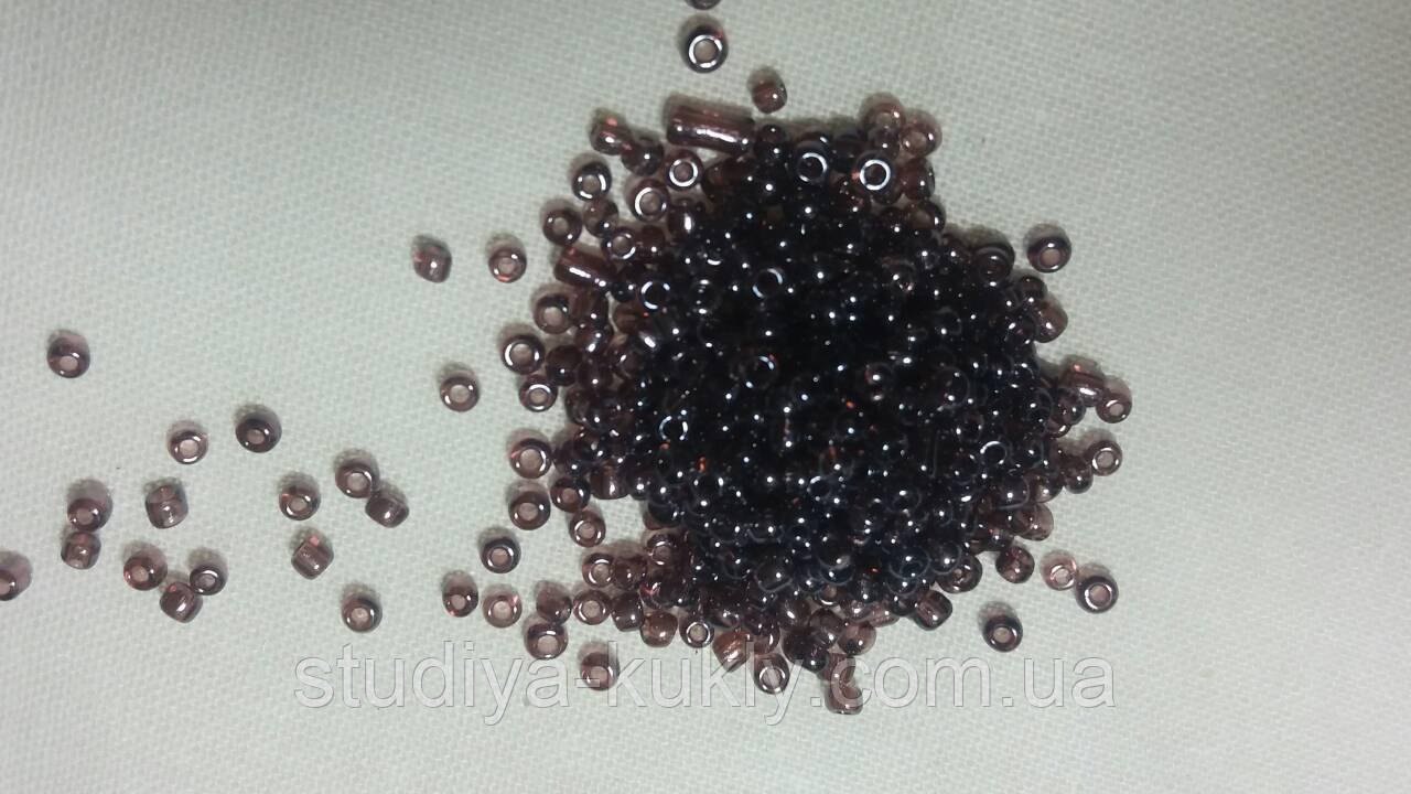 Бісер чеський. Прециоза. №10 Прозорий. Колір - бузкового відтінку, перламутровий, арт. 11, фото 1