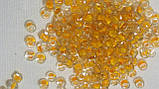 Бісер чеський. Прециоза. №8 Прозорий. Колір жовтий, фарбують всередині, арт. 12, фото 2