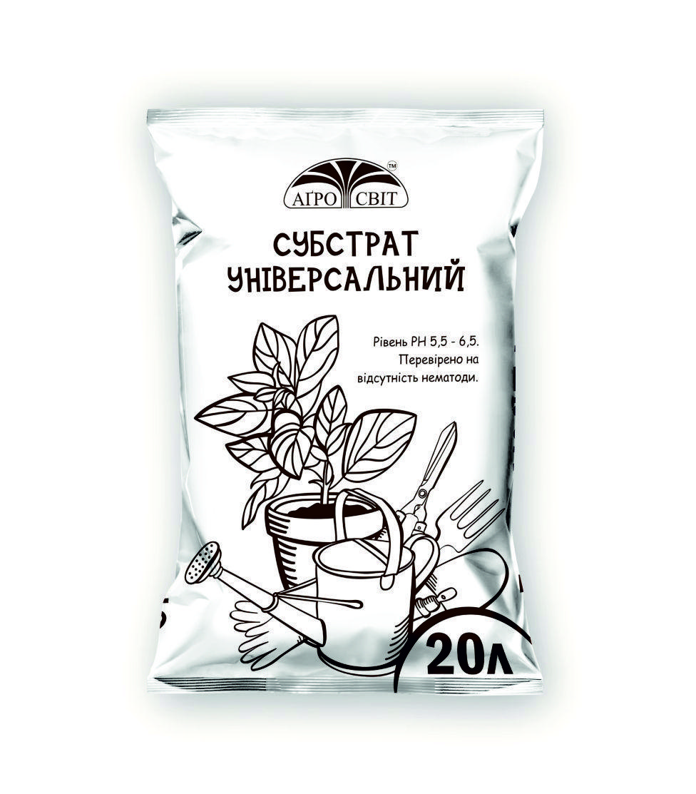 Субстрат торф'яний універсальний ЕКО ПАК: 20л