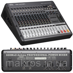 Силовий мікшерський пульт PMB1200FXMP3, фото 1