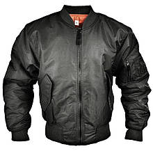 Льотні Куртки репліка MA-1 Flight Jacket чорні від Miltec