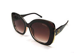 Сонцезахисні окуляри бабка жіночі коричневі Gucci