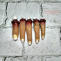 Отрубленные пальцы, декор на Хэллоуин, набор 5 шт
