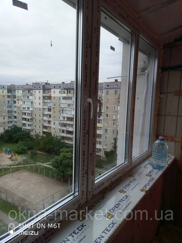 Скління і винос балкона по підвіконню Київ - бригада 4