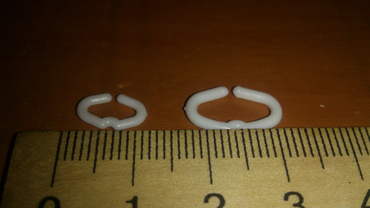 Стопорне кільце від розкльову (канибализма) для перепілок, курей,курапаток і фазанів (середня) 1,5 см, фото 1