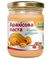 Арахисовая паста "Good Energy" хрустящая с клубникой, 250 г