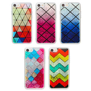 TPU чохол рідкі блискітки Геометрія для Huawei P Smart Z (5 кольорів)