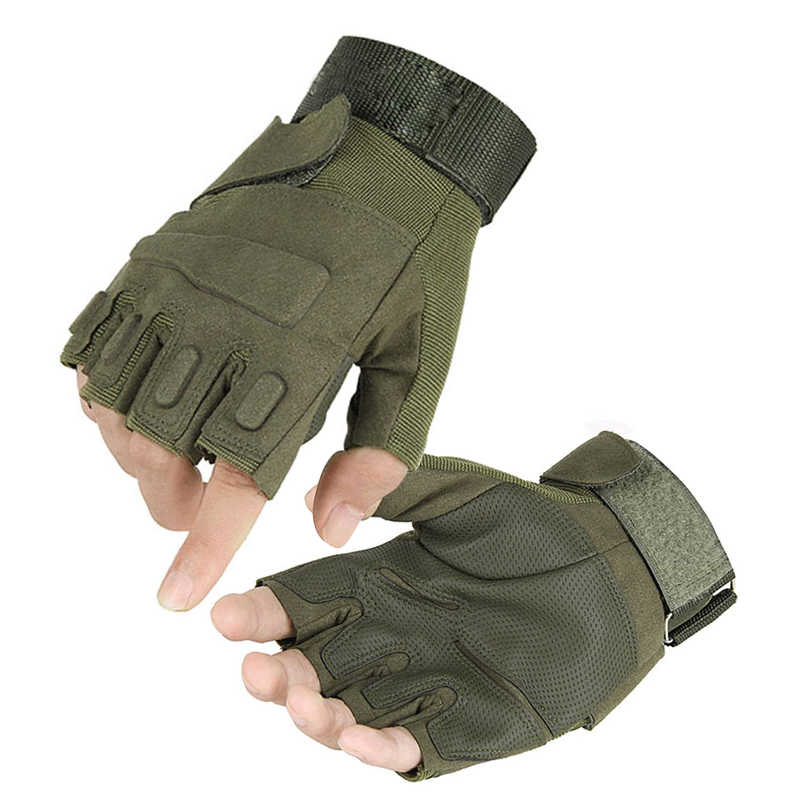 Тактичні рукавички Blackhawk Khaki безпалі хакі