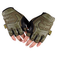 Тактичні рукавички Mechanix MPACT безпалі Olive